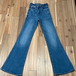 American eagle next level stretch wide leg bottoms size 00